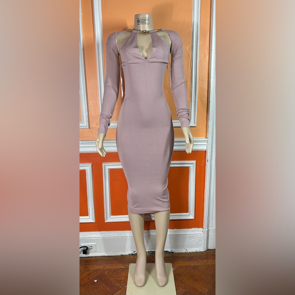 Elisabetta Franchi
jewel-snake midi knit dress